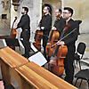 projects4cellos in der Klosterkirche des Františkánský Klášter im tschechischen Cheb 2023 (Foto: Archiv)