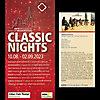 Flyer-Ausschnitte des Open-Air-Musikfestivals 'Classic Nights' 2023 in Brauweiler