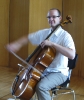 Mathias bei den Aufnahmen zur Promo-CD mit dem Tonstudio der Hochschule für Musik FRANZ LISZT Weimar im Juli 2009 (Foto: Archiv)