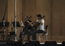 Mathias & Markus bei den Aufnahmen zur Promo-CD mit dem Tonstudio der Hochschule für Musik FRANZ LISZT Weimar im Juli 2009 (Foto: Archiv)