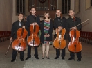 Nach dem Konzert in Ludwigsburg 2013 mit Monika Ladenburger (Januariuskirche) und Alexey für den erkrankten Lukas. (Foto: Archiv)