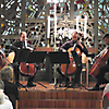 Die Vier EvangCellisten (projects4cellos) in der Timotheuskirche (Waldhäuser Kirche) in Hannover 2015 (Foto: Archiv)