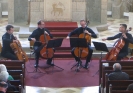 Jubiläumskonzert (25. Bad Stebener Marktmusik / Stemmer Maikärwa) am 1. Mai 2015 in der Lutherkirche Bad Steben mit Florian für den verhinderten Lukas. (Foto: Stefan Romankiewicz, Archiv)