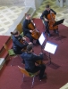 Jubiläumskonzert (25. Bad Stebener Marktmusik / Stemmer Maikärwa) am 1. Mai 2015 in der Lutherkirche Bad Steben mit Florian für den verhinderten Lukas. (Foto: Stefan Romankiewicz, Archiv)