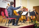 Die Vier EvangCellisten bei der Abschluss-Matinée des 5. Finsterwalder Kammermusik Festivals 2015 mit Florian für den verhinderten Lukas (Foto: © diepiktografen.de)