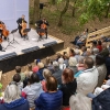 Die Vier EvangCellisten in Benneckenstein / Festival THEATERNATUR 2019 (Foto: Frank Drechsler)