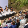 Die Vier EvangCellisten in Benneckenstein / Festival THEATERNATUR 2019 (Foto: Frank Drechsler)