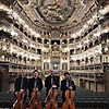 projects4cellos nach ihrem Auftritt im UNESCO Weltkulturerbe Markgräfliches Opernhaus Bayreuth 2022 mit Alexandre (Castro-Balbi) für den verhinderten Lukas (Foto: Archiv)