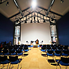 Mathias vor dem Konzert im Auditorium des Porzellanikon Selb 2022 (Foto: Archiv)