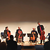 projects4cellos bei ihrem Konzert im Auditorium des Porzellanikon Selb 2022 (Foto: Archiv)