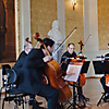 projects4cellos beim Foyerkonzert im Staatstheater Meiningen im Mai 2023 (Foto: Emil Schwarz)