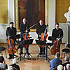 projects4cellos beim Foyerkonzert im Staatstheater Meiningen im Mai 2023 (Foto: Archiv)