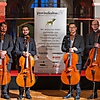 projects4cellos nach ihrem Konzert in der Villa Sauer in Suhl 2024 (Foto: Archiv)